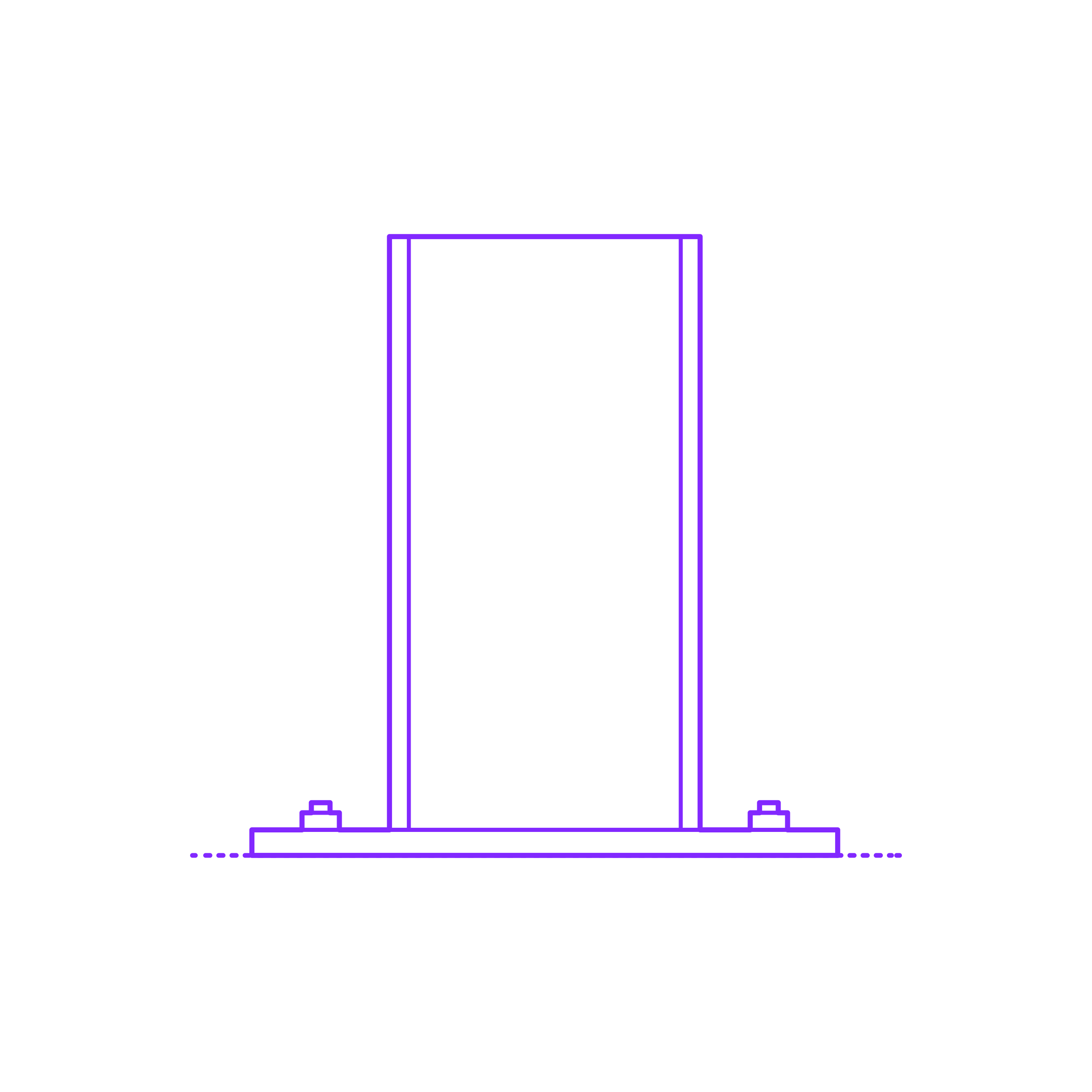 Buildings Steel Connections Base Plate Outer Bolts Silhouette Cutting Svg Files Free Vectors